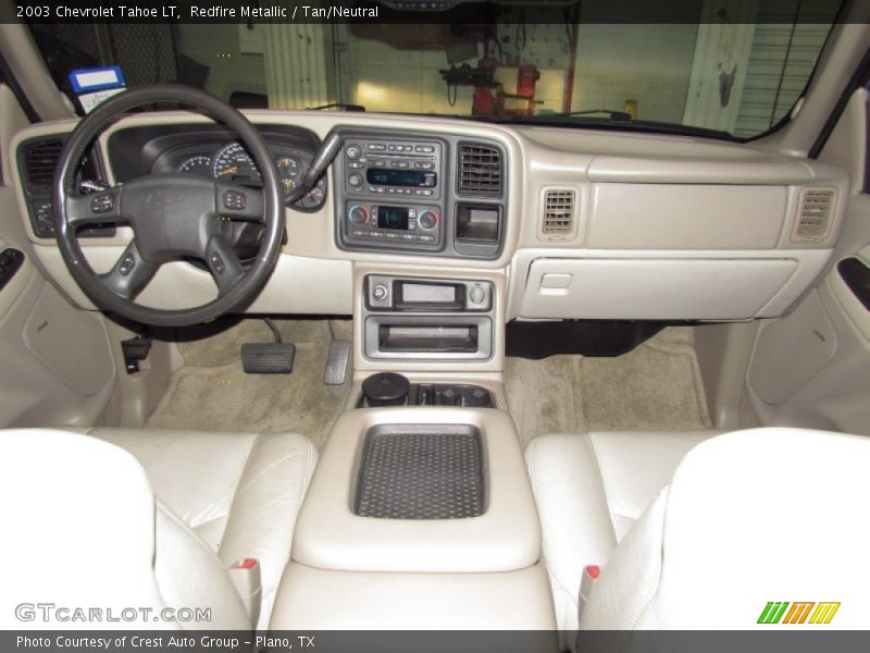 Redfire Metallic / Tan/Neutral 2003 Chevrolet Tahoe LT
