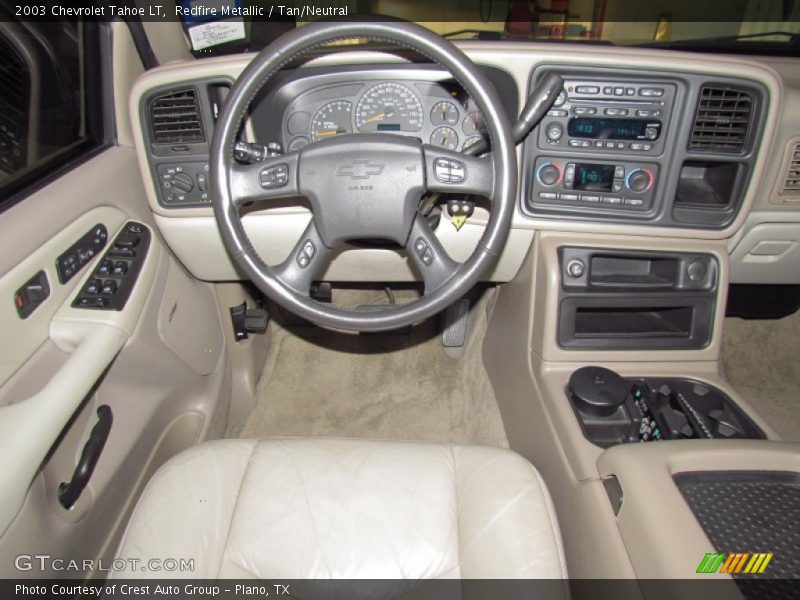 Redfire Metallic / Tan/Neutral 2003 Chevrolet Tahoe LT