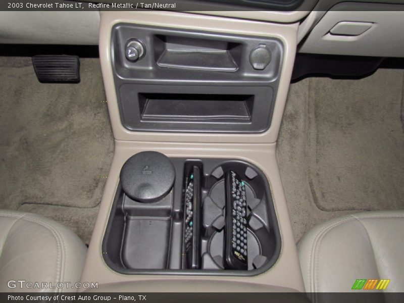 Redfire Metallic / Tan/Neutral 2003 Chevrolet Tahoe LT