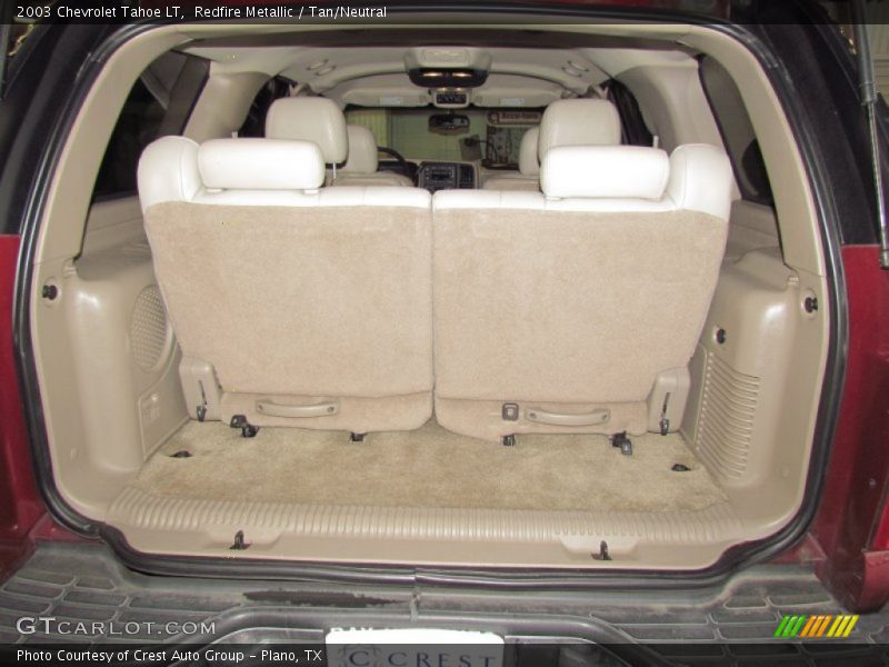 Redfire Metallic / Tan/Neutral 2003 Chevrolet Tahoe LT