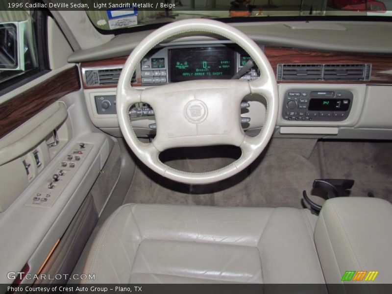 Light Sandrift Metallic / Beige 1996 Cadillac DeVille Sedan