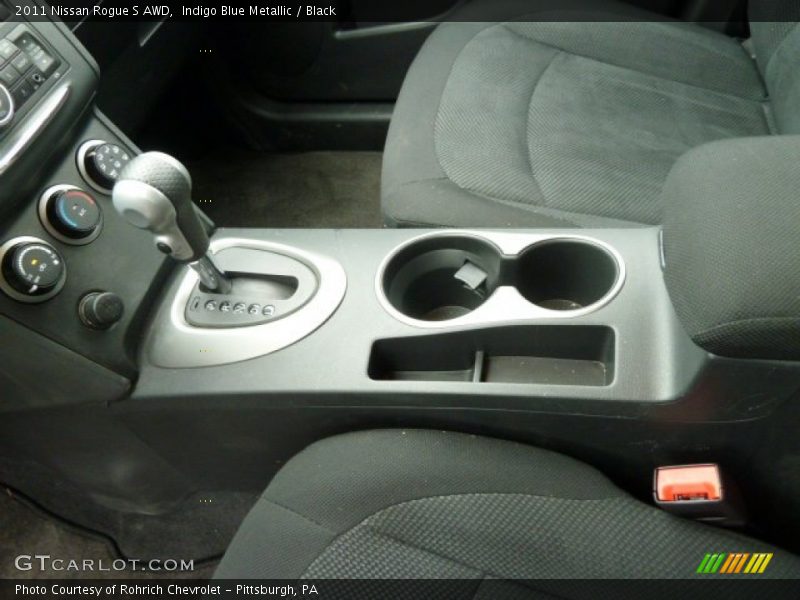 Indigo Blue Metallic / Black 2011 Nissan Rogue S AWD