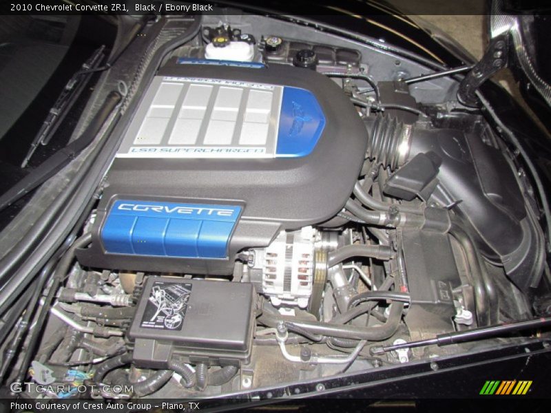  2010 Corvette ZR1 Engine - 6.2 Liter Supercharged OHV 16-Valve LS9 V8