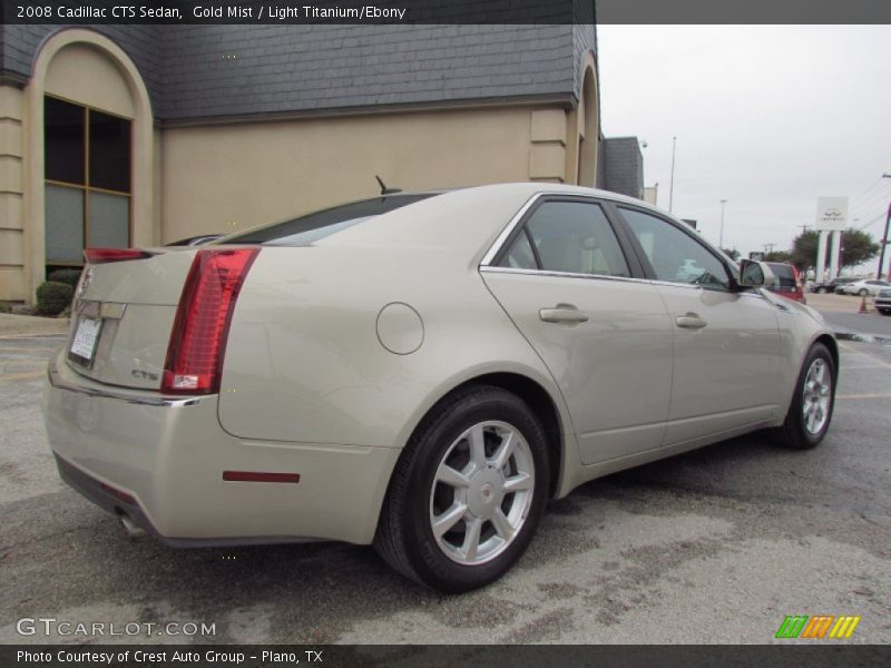 Gold Mist / Light Titanium/Ebony 2008 Cadillac CTS Sedan