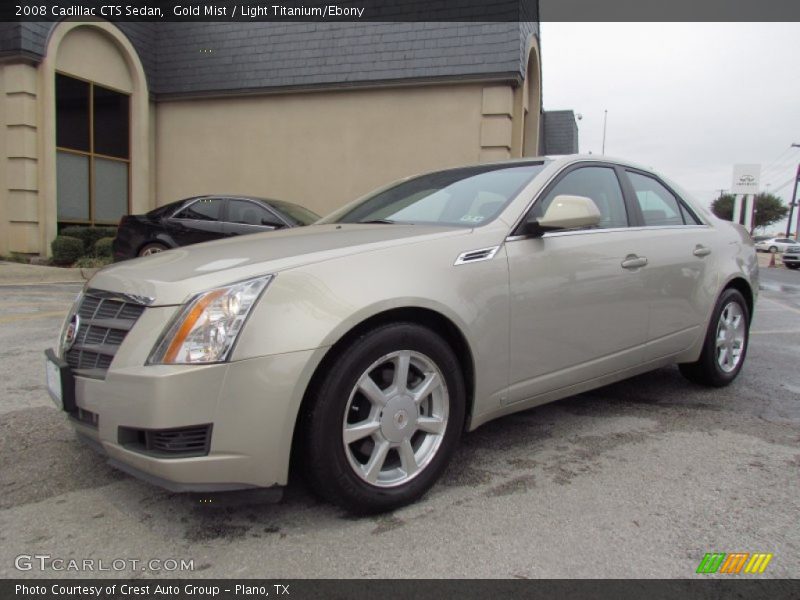 Gold Mist / Light Titanium/Ebony 2008 Cadillac CTS Sedan