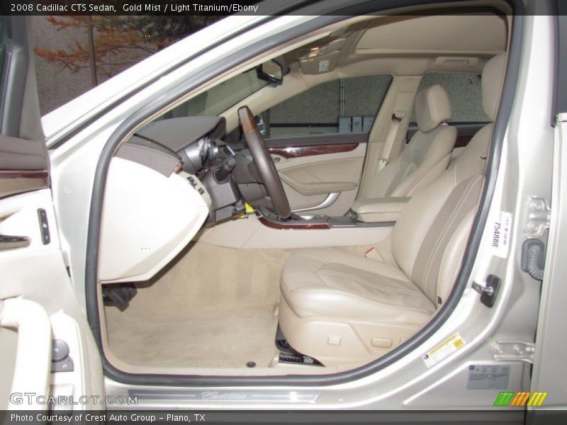 Gold Mist / Light Titanium/Ebony 2008 Cadillac CTS Sedan