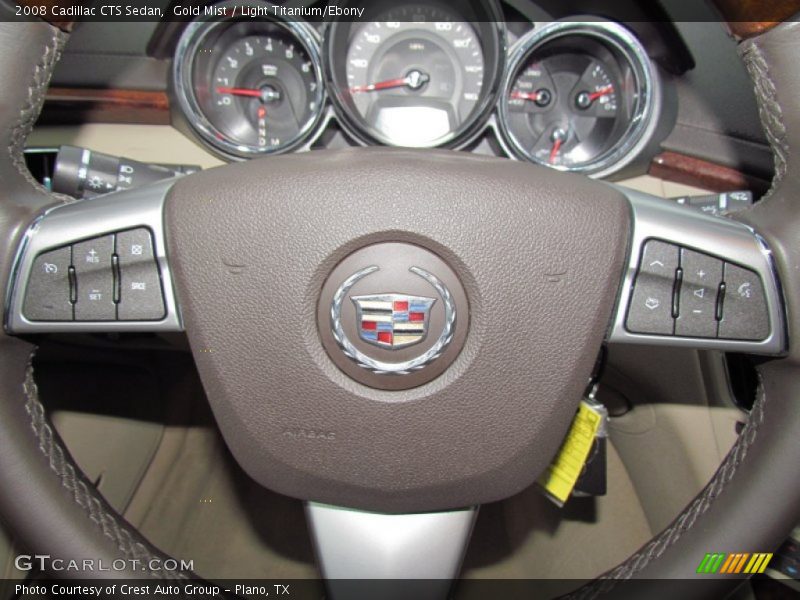 Gold Mist / Light Titanium/Ebony 2008 Cadillac CTS Sedan