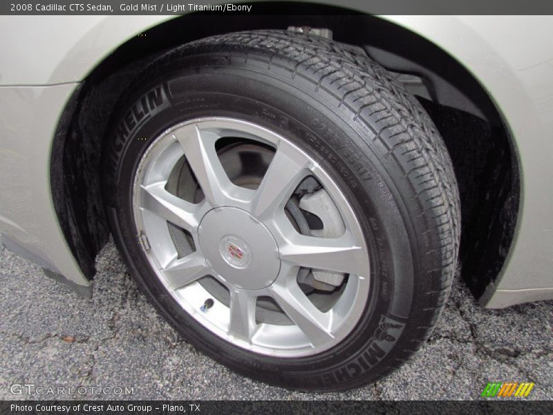 Gold Mist / Light Titanium/Ebony 2008 Cadillac CTS Sedan