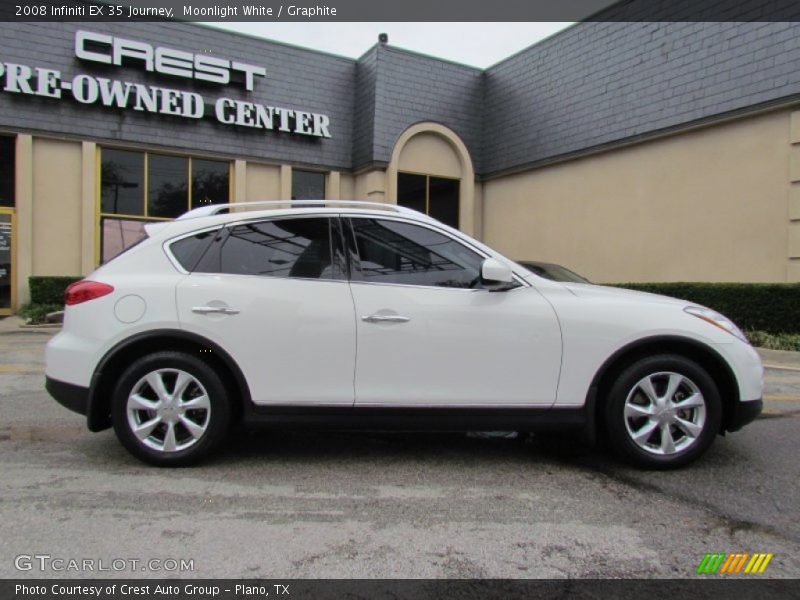 Moonlight White / Graphite 2008 Infiniti EX 35 Journey