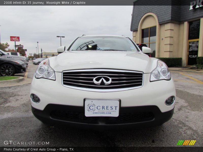 Moonlight White / Graphite 2008 Infiniti EX 35 Journey