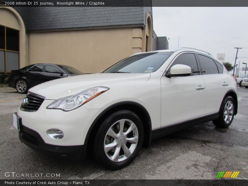 Moonlight White / Graphite 2008 Infiniti EX 35 Journey