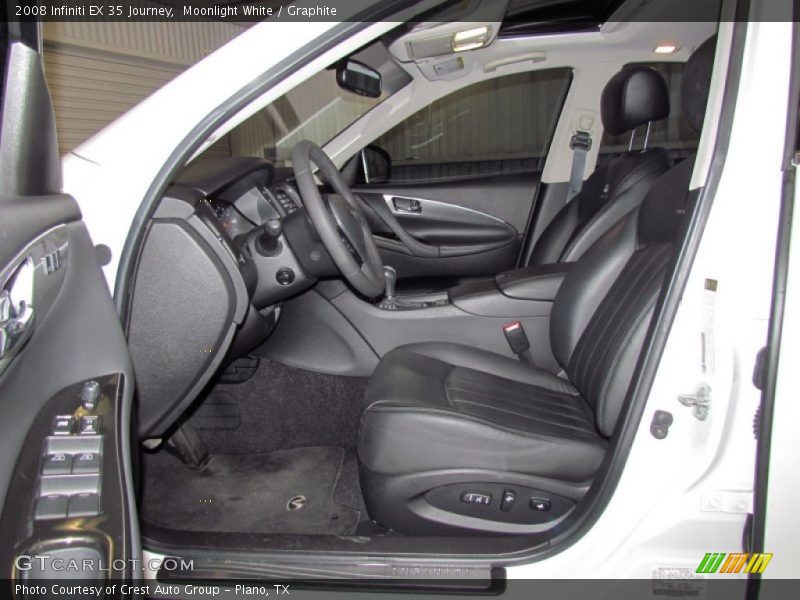 Moonlight White / Graphite 2008 Infiniti EX 35 Journey
