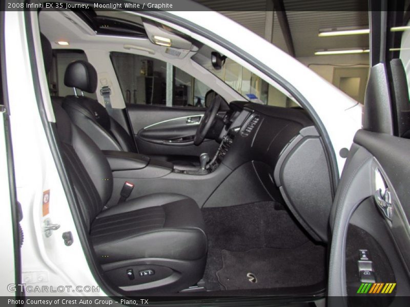 Moonlight White / Graphite 2008 Infiniti EX 35 Journey