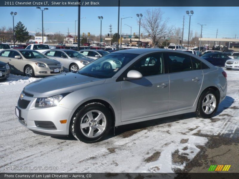 Silver Ice Metallic / Jet Black 2011 Chevrolet Cruze LT