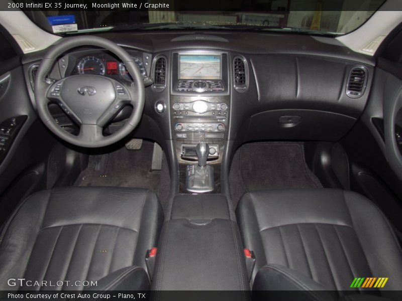 Moonlight White / Graphite 2008 Infiniti EX 35 Journey