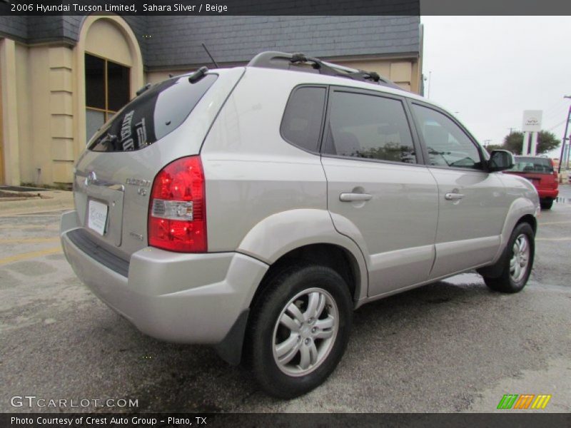 Sahara Silver / Beige 2006 Hyundai Tucson Limited