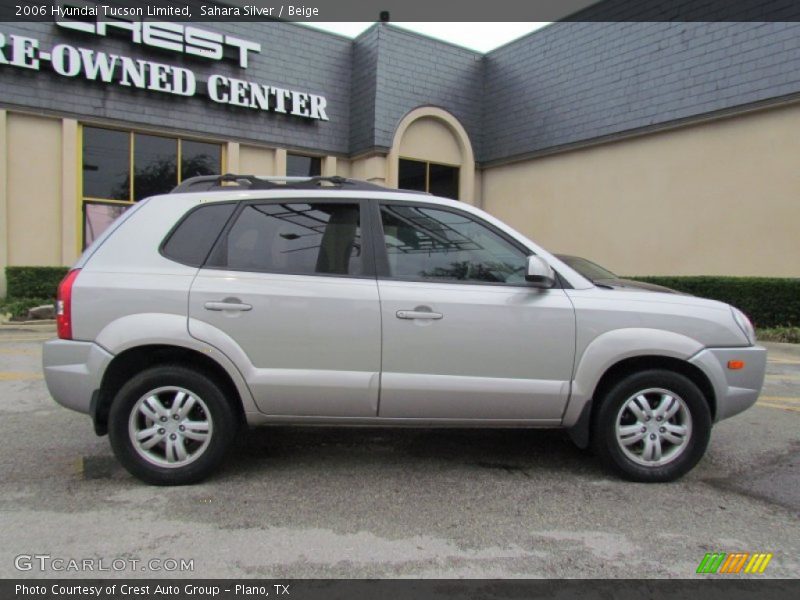 Sahara Silver / Beige 2006 Hyundai Tucson Limited