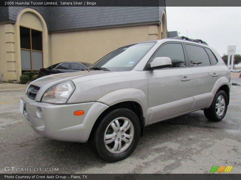 Sahara Silver / Beige 2006 Hyundai Tucson Limited