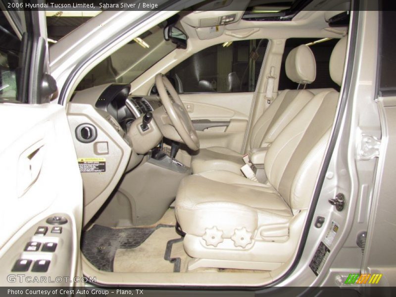 Sahara Silver / Beige 2006 Hyundai Tucson Limited