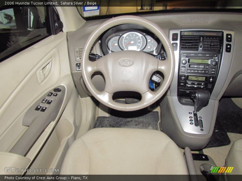 Sahara Silver / Beige 2006 Hyundai Tucson Limited
