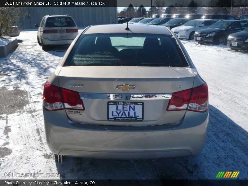 Gold Mist Metallic / Jet Black 2011 Chevrolet Cruze LT