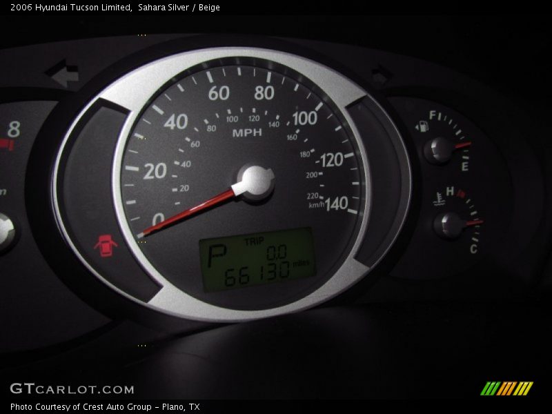 Sahara Silver / Beige 2006 Hyundai Tucson Limited
