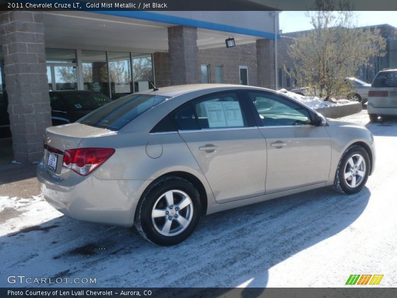 Gold Mist Metallic / Jet Black 2011 Chevrolet Cruze LT