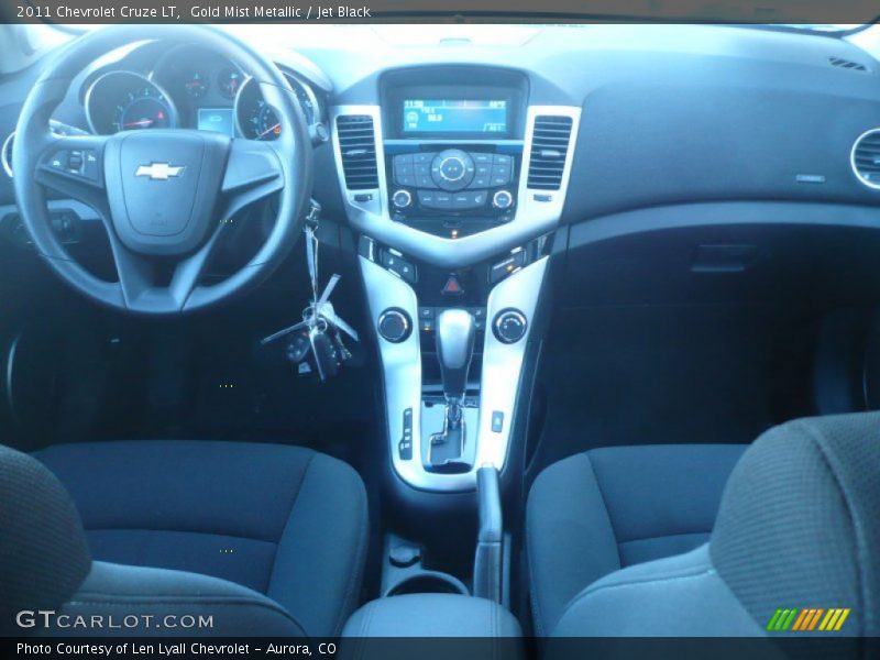 Gold Mist Metallic / Jet Black 2011 Chevrolet Cruze LT