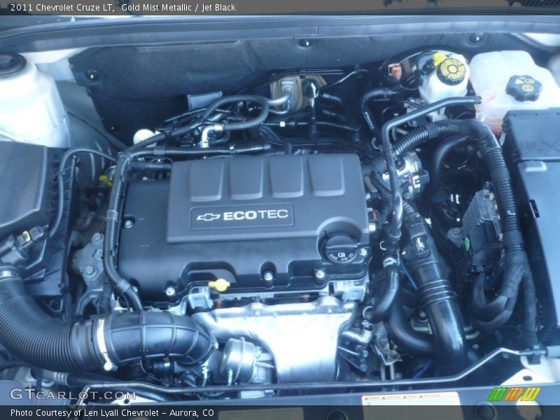 Gold Mist Metallic / Jet Black 2011 Chevrolet Cruze LT