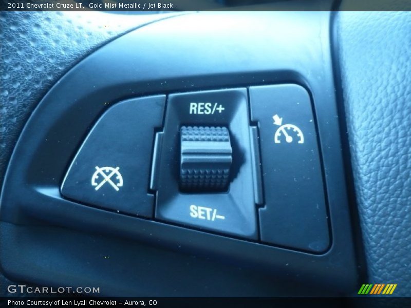 Gold Mist Metallic / Jet Black 2011 Chevrolet Cruze LT