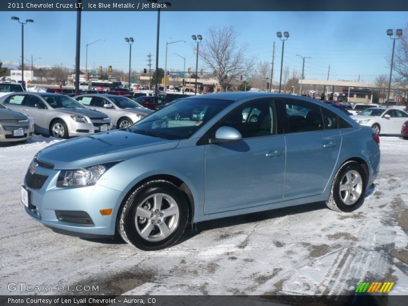 Ice Blue Metallic / Jet Black 2011 Chevrolet Cruze LT