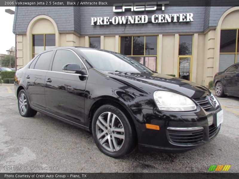 Black / Anthracite Black 2006 Volkswagen Jetta 2.5 Sedan