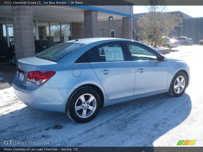 Ice Blue Metallic / Jet Black 2011 Chevrolet Cruze LT