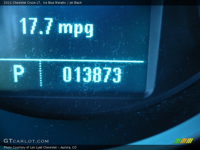 Ice Blue Metallic / Jet Black 2011 Chevrolet Cruze LT