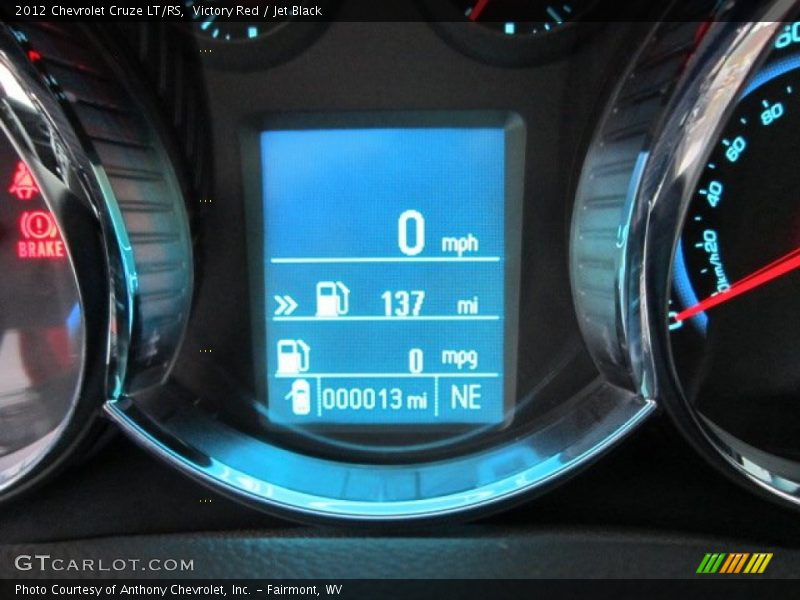 Victory Red / Jet Black 2012 Chevrolet Cruze LT/RS