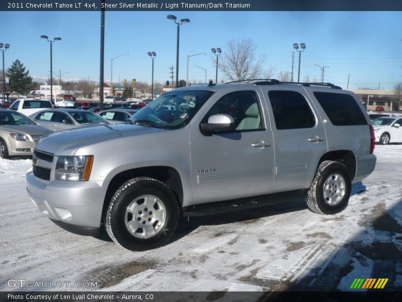 Sheer Silver Metallic / Light Titanium/Dark Titanium 2011 Chevrolet Tahoe LT 4x4