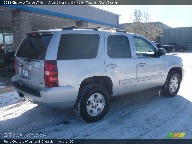 Sheer Silver Metallic / Light Titanium/Dark Titanium 2011 Chevrolet Tahoe LT 4x4