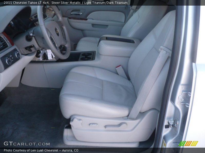 Sheer Silver Metallic / Light Titanium/Dark Titanium 2011 Chevrolet Tahoe LT 4x4