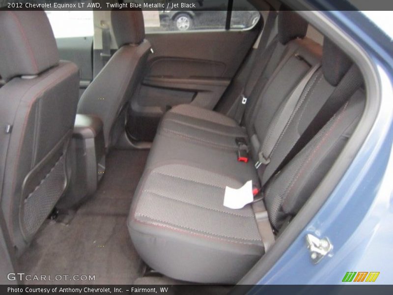 Twilight Blue Metallic / Jet Black 2012 Chevrolet Equinox LT AWD