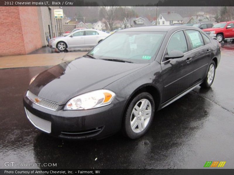 Black / Gray 2012 Chevrolet Impala LT
