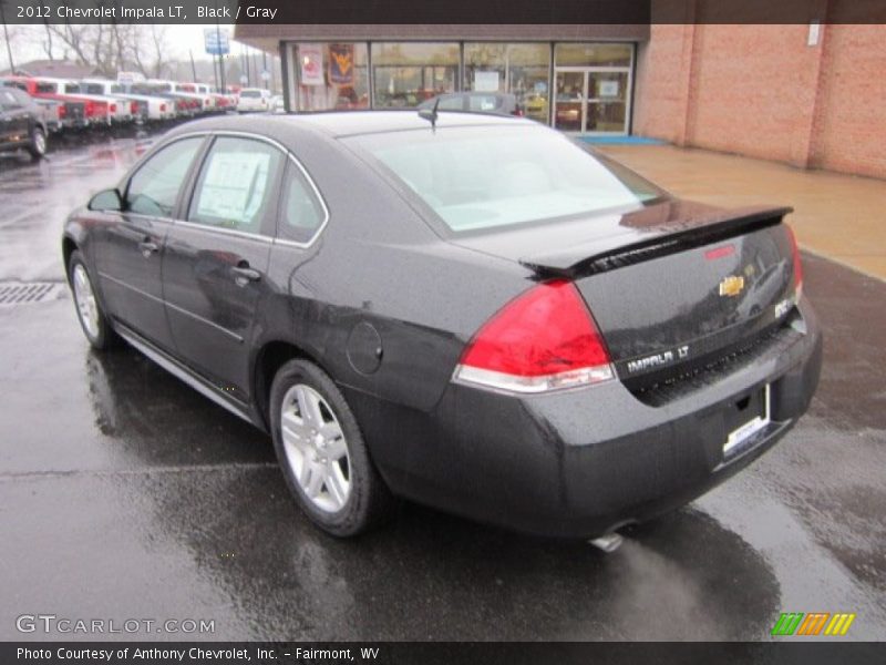Black / Gray 2012 Chevrolet Impala LT