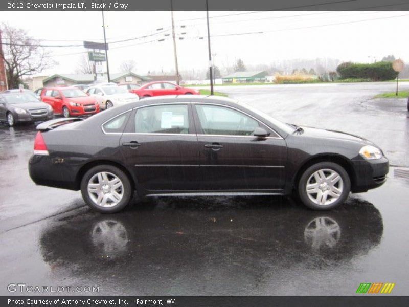 Black / Gray 2012 Chevrolet Impala LT