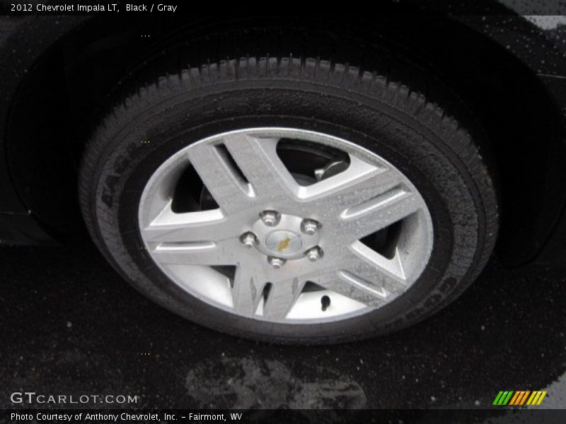 Black / Gray 2012 Chevrolet Impala LT