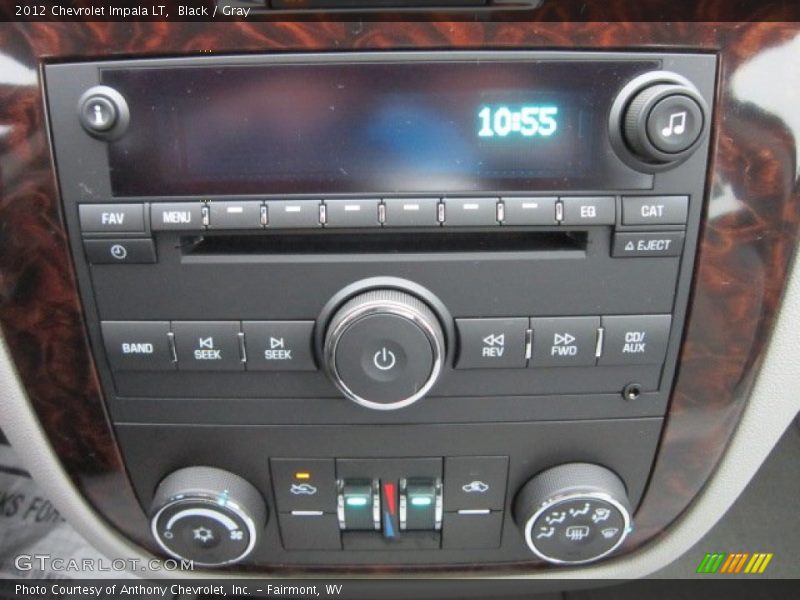 Black / Gray 2012 Chevrolet Impala LT
