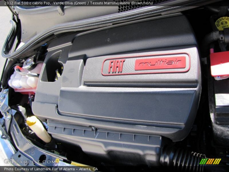  2012 500 c cabrio Pop Engine - 1.4 Liter SOHC 16-Valve MultiAir 4 Cylinder