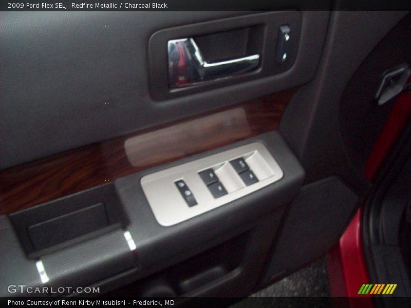 Redfire Metallic / Charcoal Black 2009 Ford Flex SEL