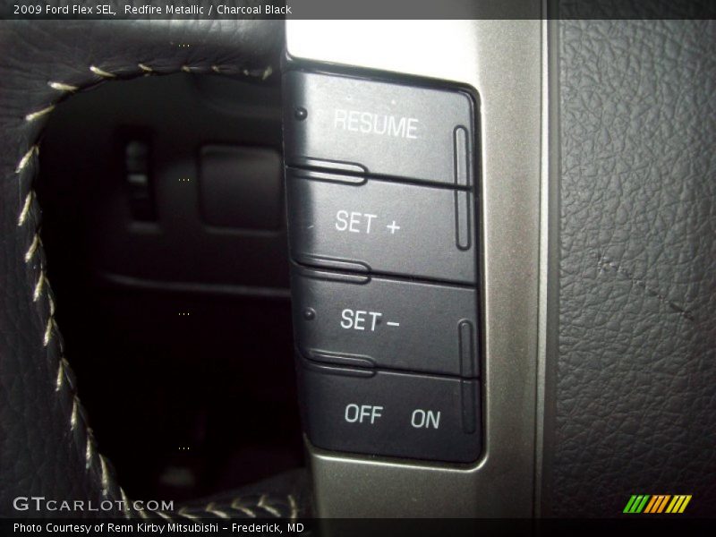 Redfire Metallic / Charcoal Black 2009 Ford Flex SEL