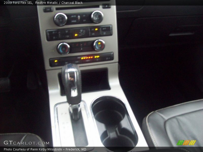 Redfire Metallic / Charcoal Black 2009 Ford Flex SEL