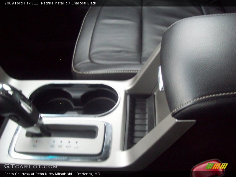 Redfire Metallic / Charcoal Black 2009 Ford Flex SEL