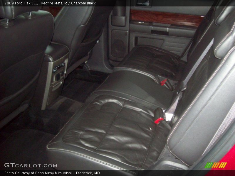 Redfire Metallic / Charcoal Black 2009 Ford Flex SEL